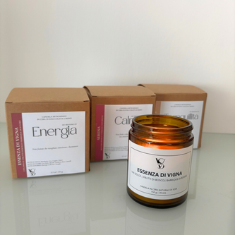 Candele in vetro