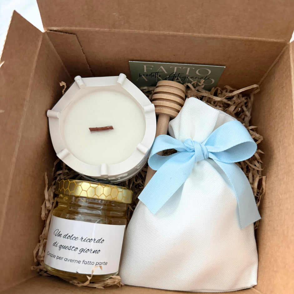 Cofanetto Dolcezza e Profumo | Carosello baby, confetti e miele 50g