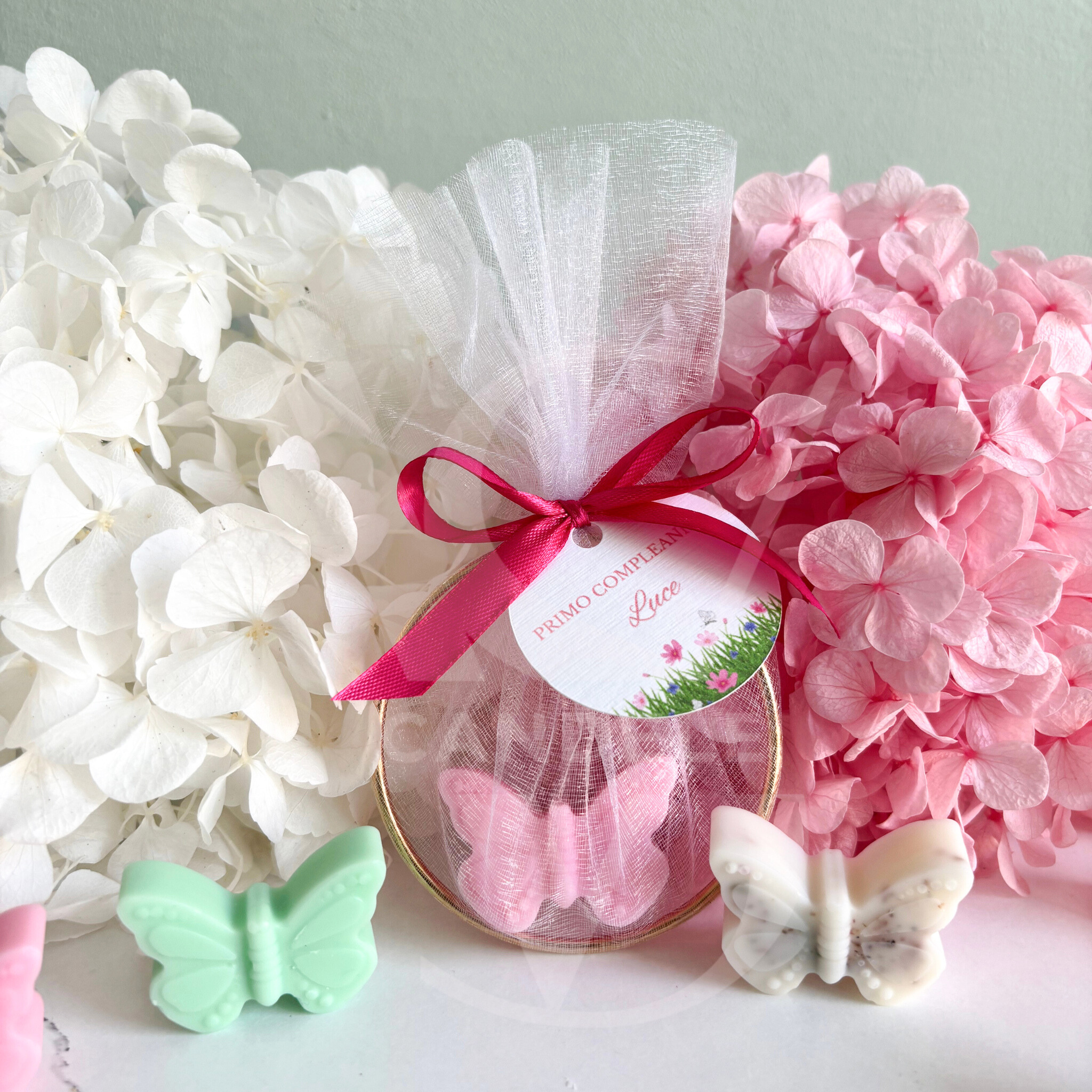 Profumatore baby bomboniera profumata artigianale per nascita, battesimo e compleanno, delicato e personalizzabile.