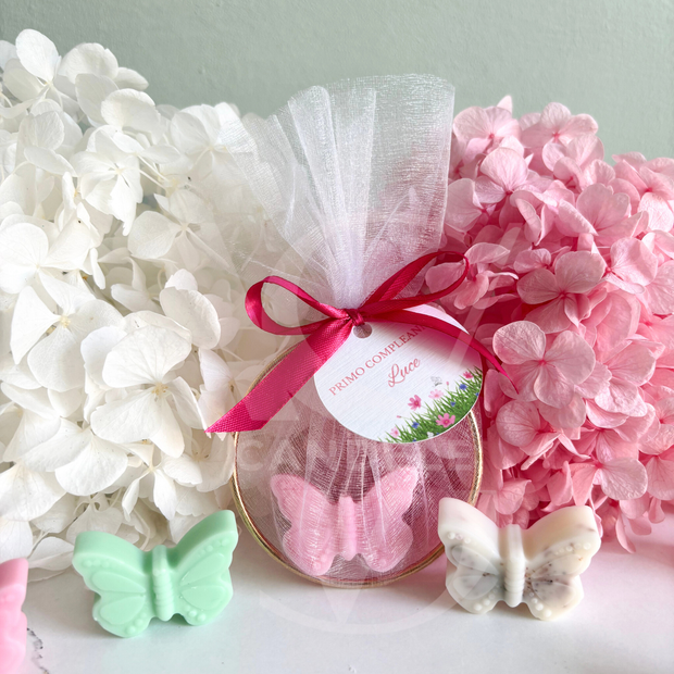 Profumatore baby bomboniera profumata artigianale per nascita, battesimo e compleanno, delicato e personalizzabile.