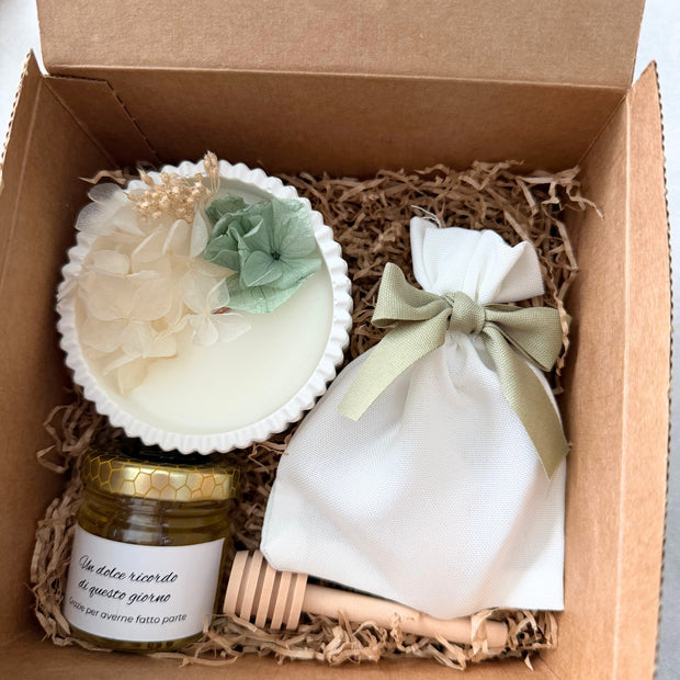 Cofanetto Dolcezza e Profumo | Demetra, confetti e miele 50g