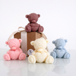 Bomboniera candela profumata Teddy per nascita e battesimo