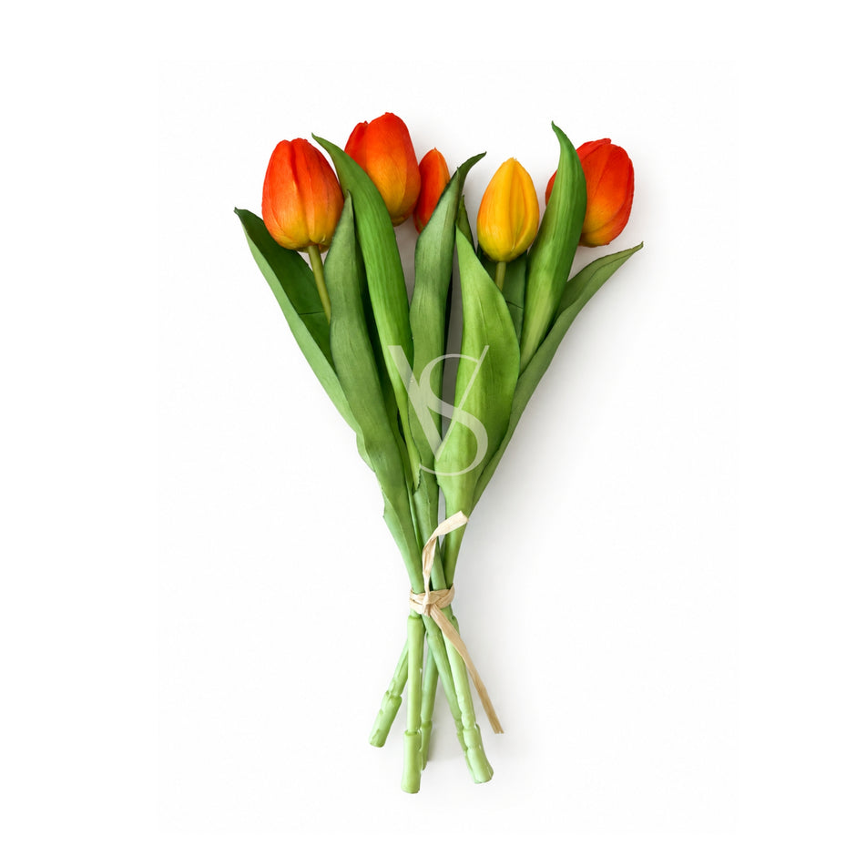 tulipani real touch arancione