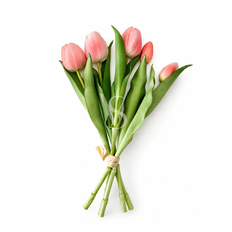 tulipani real touch rosa