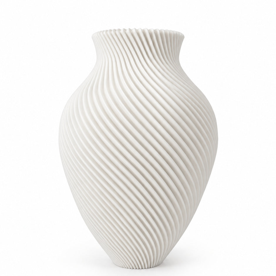 vaso pla anfora bianco