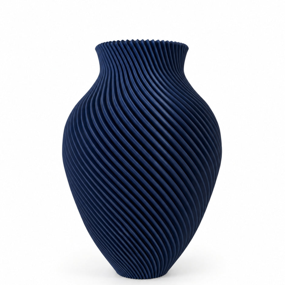 vaso pla anfora blu