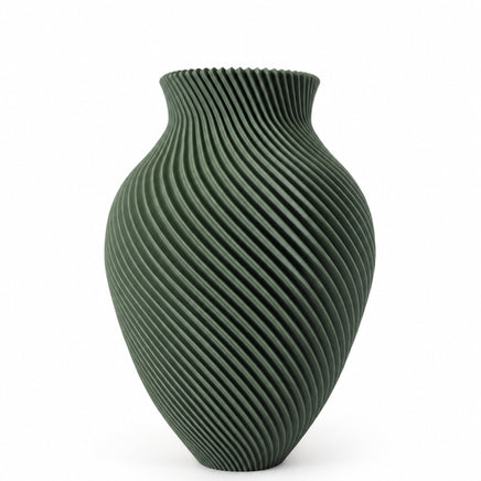 vaso pla anfora verde