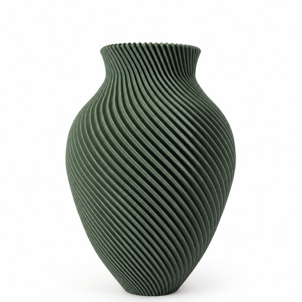vaso pla anfora verde